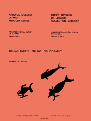 cover image of Koniag-Pacific Eskimo Bibliography
